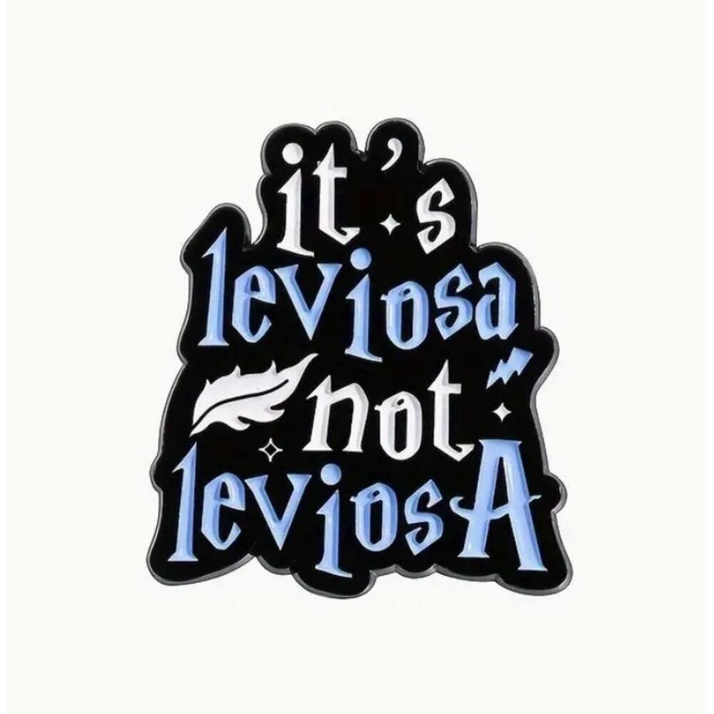 Harry Potter It's Leviosa Not LeviosA Spell Enamel Pin 105-3